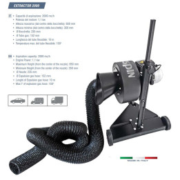 MT 03.032.01 - EXTRACTOR 2000 ASPIRATORE MOBILE
