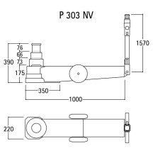 P 303 NV -  SOLLEVATORE OLEOPNEUMATICO