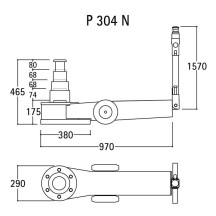 P 304 N - SOLLEVATORE OLEOPNEUMATICO