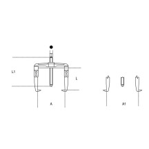 A -1500/4 -  ESTRATTORE UNIVERSALE A 2 GRIFFE