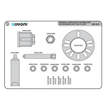 GO 010 - KIT ESTRAZ. SEMIASSI E GIUNTI OMOCINETICI