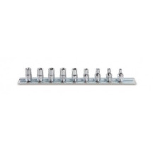 900FTX/SB9 - SERIE DI 9 BUSSOLE DA 1/4" PER VITI