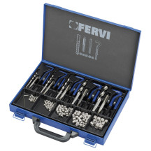 E010 - KIT RIPARAZIONE FILETTI M5 - M12 INOX