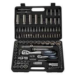 S108 - SERIE CHIAVI A BUSSOLA DA 1/4"- E 1/2" (108 Pz)