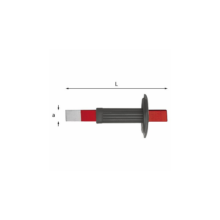 354 A - SCALPELLO EXTRAPIATTO 235x25 mm