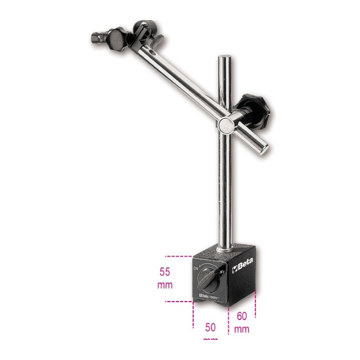 1662SP0 - SUPPORTO A BASE MAGNETICA A 2 BRACCI