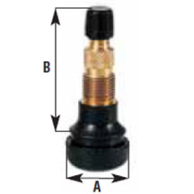 VALVOLA TUBELESS TRATTORE SNAP-IN - Mis. 22,5x60 mm