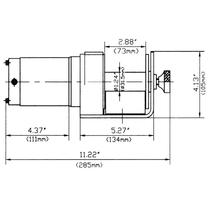 0630/0900 - ARGANO ELETTRICO A 12 VOLT