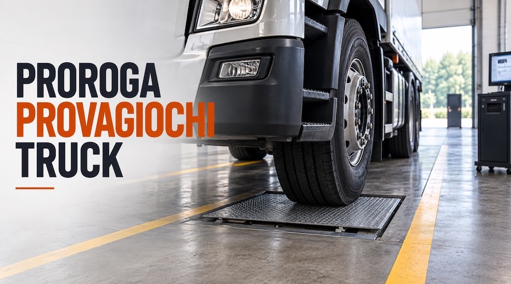 Proroga provagiochi per linee revisione veicoli pesanti