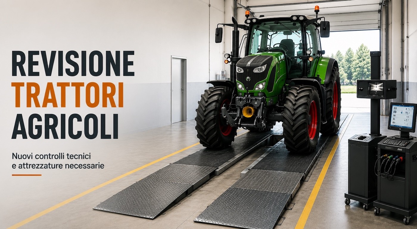 Revisione Trattori e Macchine Agricole: Opportunità per i Centri revisione che investono nel banco prova freni a piattaforme